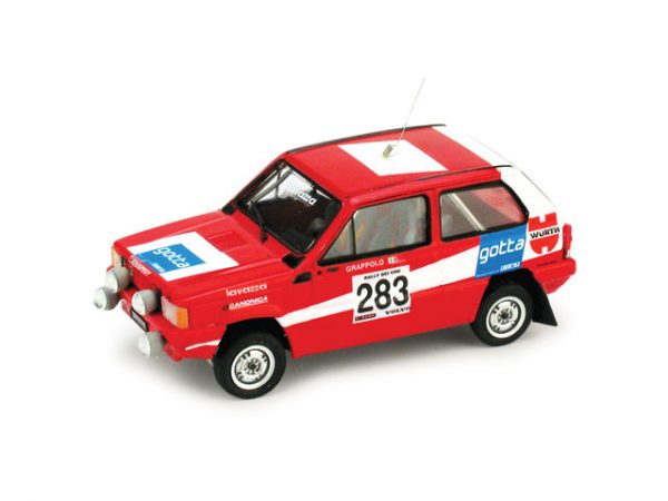 Modellino Auto Rally Scala 1:43 Brumm FIAT PANDA diecast modellismo statico new
