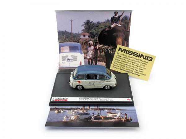 Modellino Auto Scala 1:43 Brumm FIAT 600D MULTIPLA diecast modellismo statico