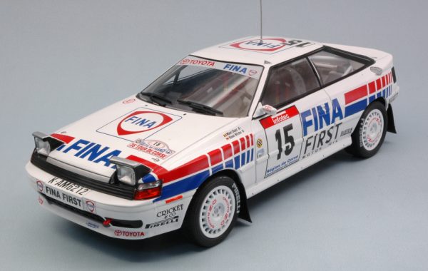 Modellino Auto Rally Scala 1:18 Triple 9 TOYOTA CELICA rallye modellismo statico