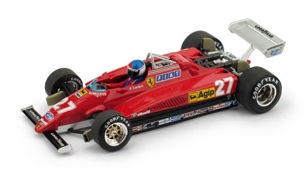 Modellino auto f1 gp diecast Formula 1 Scala 1:43 Brumm FERRARI 126 C2 figure