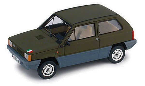 Modellino Auto Militari Scala 1:43 Brumm FIAT PANDA diecast modellismo esercito