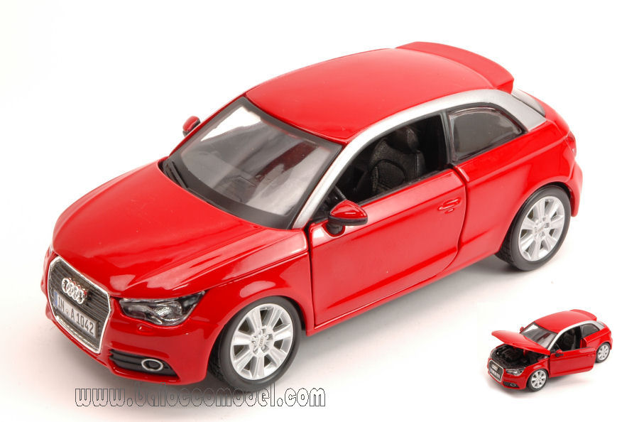 Modellino Auto Scala 1/24 Burago AUDI A1 diecast modellismo statico