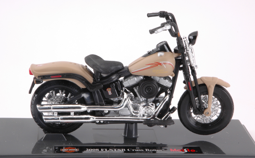 Modellino Moto bike diecast Maisto HARLEY DAVIDSON CROSS BONES scala 1:18 -  Arcadia Modellismo
