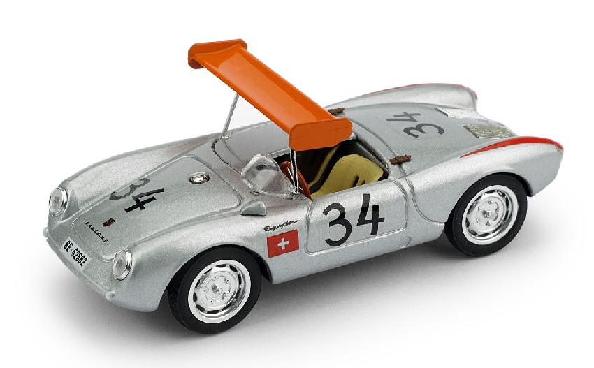 Modellino Auto scala 1:43 diecast Brumm PORSCHE 550 RS modellismo statico MAY