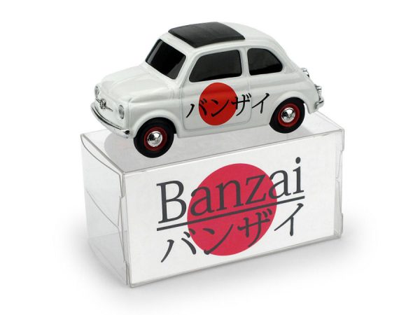 Modellino auto scala 1:43 diecast Brumm FIAT 500 GIAPPONE modellismo epoca banzai
