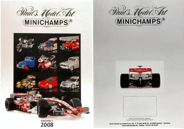 cataloghi rivista book booklet Modellino auto diecast Minichamps CATALOGO p. 219