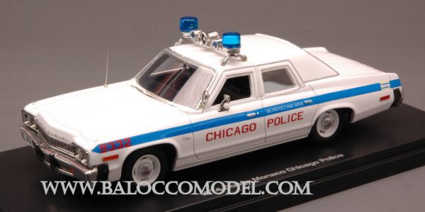 Modellino auto scala 1:43 DODGE MONACO CHICAGO POLICE modellismo diecast