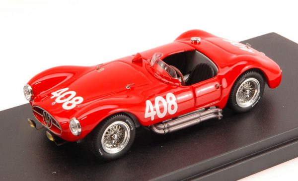 Modellino Auto Competizione scala 1:43 Bang diecast MASERATI A 6 GCS N.408 10th GIRO SICILIA  M.TERESA DE FILIPPIS