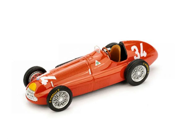 Modellino Formula 1 diecast Brumm ALFA ROMEO J.M.FANGIO  N.34 WORLD CHAMPION  UPD