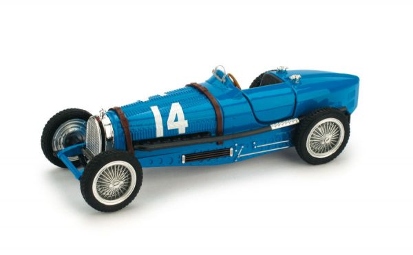 Modellino Formula 1 diecast Brumm BUGATTI T.NUVOLARI 1934 N.14 RETI FRANCE GP