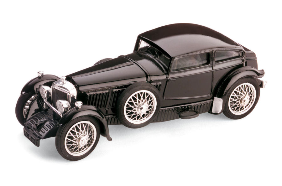 Miniature Voiture Brumm diecast vintage BENTLEY SPEED SIX ET MATCH DE TRAIN 1928