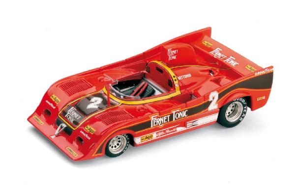 Modellino Auto Competizione scala 1:43 Brumm diecast ALFA ROMEO 33 SC12 N.2 WINNER MONZA  V.BRAMBILLA