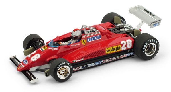 Modellino Formula 1 diecast Brumm FERRARI 126 C2 ANDRETTI ITALY SCALA 1:43 F1