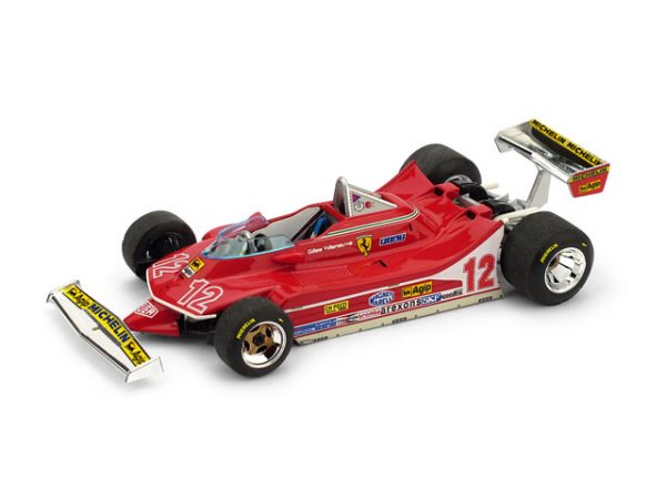 Modellino Formula 1 diecast Brumm FERRARI 312 T4 VILLENEUVE FRANCE GP 1:43
