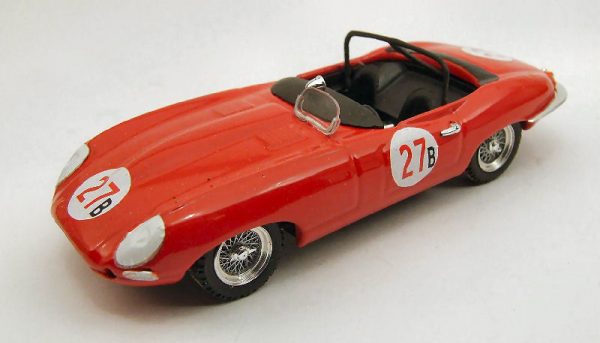 Modellino auto scala 1:43 Best Model  JAGUAR E SPYDER N.27 2nd RIVERSIDE  B.KRAUSE modellismo diecast collezione