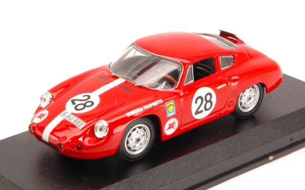 Modellino auto scala 1:43 Best Model  PORSCHE ABARTH N.28 12th (2nd CL.) 1000 KM NURBURG. KRUNIS-SCHILLER modellismo diecast collezione