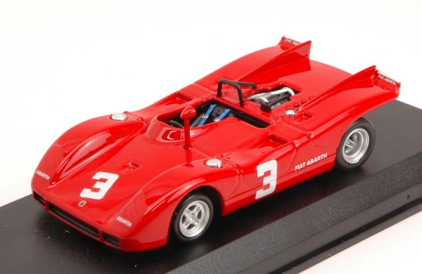 Modellino auto scala 1:43 Best Model  ABARTH 2000 SP N.3 2nd EUROPEAN 2 LITRE SALZBURGRING  D.QUESTER modellismo diecast collezione