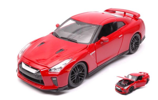 Modellino Auto collezione diecast Burago NISSAN GTR  1:24 modellismo