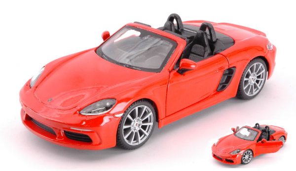 Modellino Auto diecast Burago PORSCHE 718 BOXSTER CABRIOLET scala  1:24