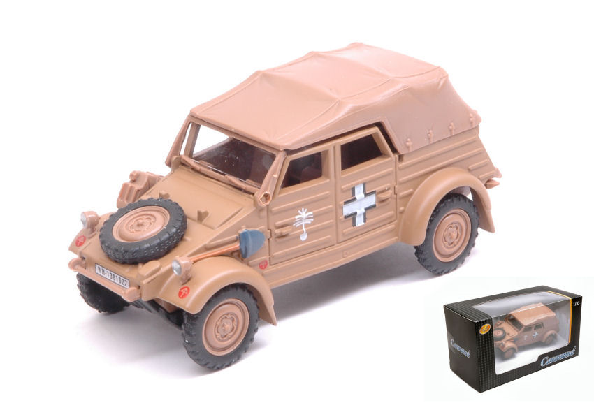 Modellino auto jeep scala 1:43 VW KUBELWAGEN TYPE 82 modellismo statico diecast