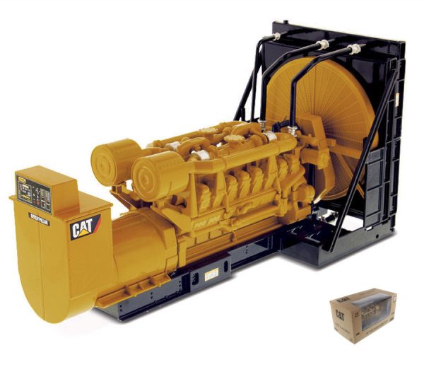 Modellino mezzi industriali Diecast Master  CAT 3516B ENGINE GENERATOR 1:25 modellismo