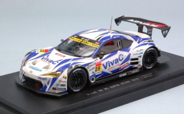 Modellino auto scala 1:43 Ebbro  VivaC 86 MC N.25 WINNER SUGO SUPER GT 300  T.TSUCHIYA-T.MATSUI modellismo diecast collezione