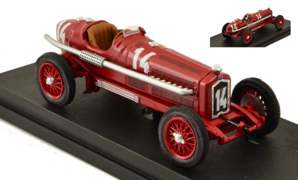 Modellino auto formula 1 f1 Rio  ALFA ROMEO P3 N.14 GP ITALIA MONZA 1932 GIUSEPPE CAMPARI modellismo diecast collezione