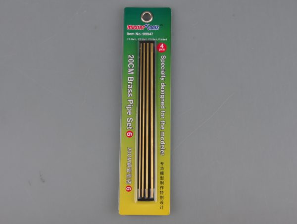 Modellino colori modellismo  Trumpeter  CANNE IN OTTONE 20 cm Pz.4 mm 1,5-2,0-2,5-3,0 1 Pz.x TIPO diecast