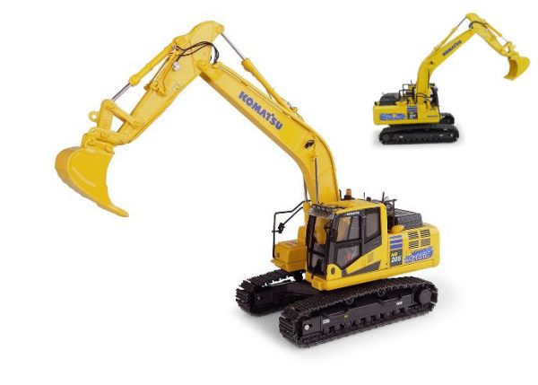 Modellino ESCAVATORE Universal Hobbies KOMATSU HB 205 LC3 1:50 modellismo
