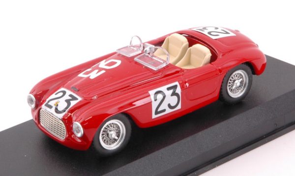 Modellino auto scala 1:43 Art Model  FERRARI 166 MM BARCHETTA N.23 ACCIDENT LM  J.LUCAS- modellismo diecast collezione