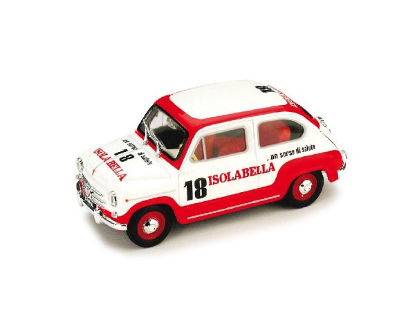 Modellino auto scala 1:43 veicoli pubblicitari commerciali Brumm FIAT 600 D diecast