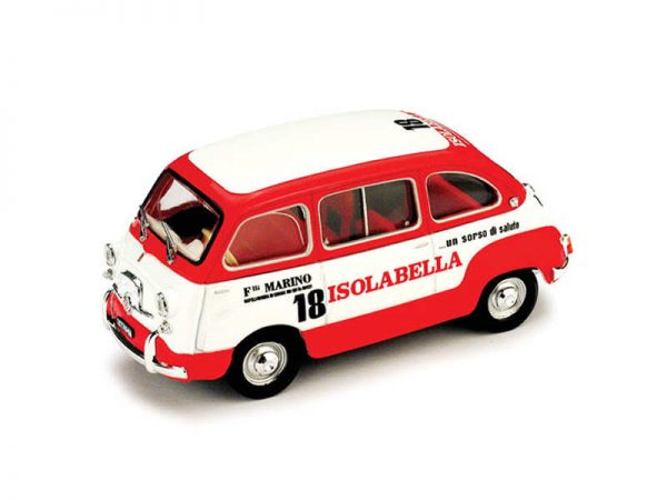 Modellino auto scala 1:43 pubblicitari commerciali Brumm FIAT 600 MULTIPLA diecast
