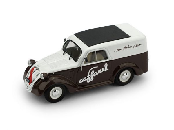 Modellino auto scala 1/43 pubblicitari commerciali Brumm FIAT 500B FURGONE epoca