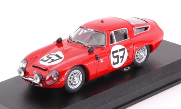 Modellino auto scala 1:43 Best Model  ALFA ROMEO TZ1 N.57 13th (1st GT1.6) LM  BUSSINELLO-DESERTI modellismo diecast collezione