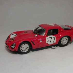 Modellino auto scala 1:43 Best Model  ALFA ROMEO TZ2 N.77 13th 1000 KM NURBURGRING  BIANCHI-SCHULTZE modellismo diecast collezione