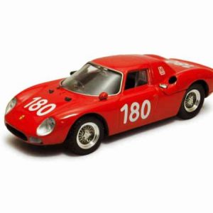 Modellino auto scala 1:43 Best Model  FERRARI 250 LM N.180 16th TARGA FLORIO  RAVETTO-STARRABBA modellismo diecast collezione