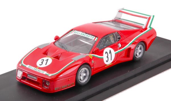 Modellino auto scala 1:43 Best Model  FERRARI 512 BB N.31 DNF 1000 KM MONZA  DINI-VIOLATI modellismo statico diecast
