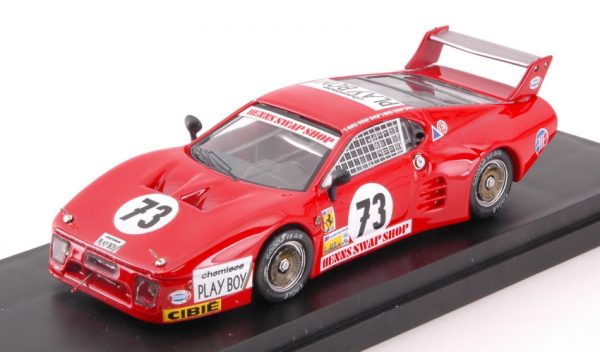 Modellino auto scala 1:43 Best Model  FERRARI 512 BB N.73 49th LM  HENN-LANIER-MORIN modellismo statico diecast