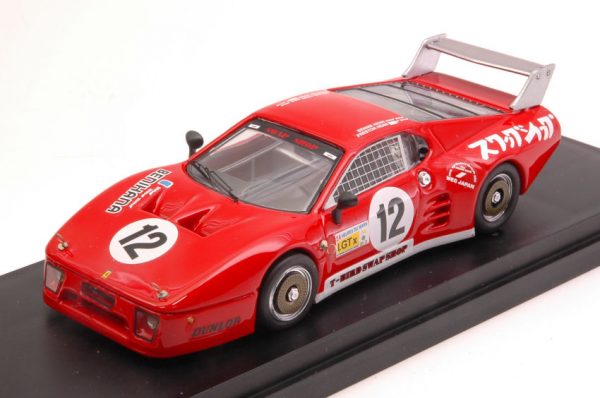 Modellino auto scala 1:43 Best Model  FERRARI 512 BB N.12 RETI 6 H FUJI  HENN-HENN modellismo statico diecast