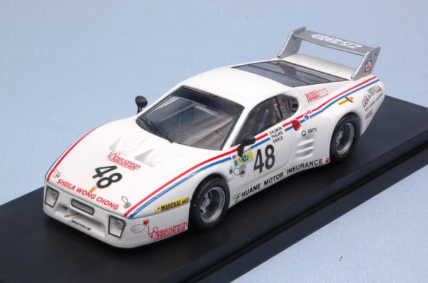 Modellino auto scala 1:43 Best Model  FERRARI 512 BB N.48 DNF LM  PHILLIPS-SALMON-EARLE modellismo statico diecast