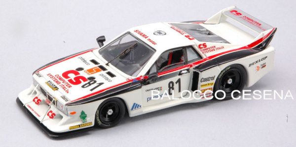 Modellino auto scala 1:43 Best Model  LANCIA BETA TURBO N.81 5th MONZA  CASONI-CASTELLANO modellismo statico diecast