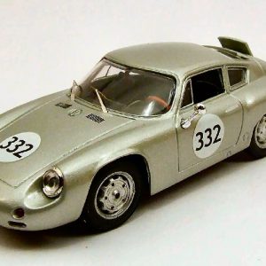 Modellino auto scala 1:43 Best Model  PORSCHE ABARTH N.332 WINNER CAMPIONATO EUROPEO  H.KUHNIS modellismo diecast collezione