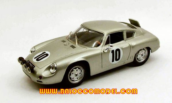Modellino auto scala 1:43 Best Model  PORSCHE ABARTH N.10 RALLY CATALUNAS  HOSPITALIER-PERIE modellismo diecast collezione