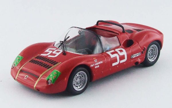 Modellino auto scala 1:43 Best Model  ABARTH SP 1000 N.59 15th 1000 Km MONZA  PASOTTI-GRANO modellismo diecast collezione
