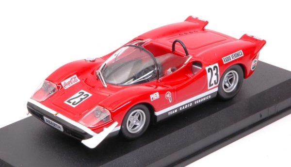 Modellino auto scala 1:43 Best Model  ABARTH 2000 S N.23 14th SILVERSTONE  ED SWART modellismo diecast collezione