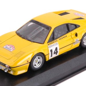 Modellino auto scala 1:43 rally Best Model  FERRARI 308 N.14 RETI TOUR DE FRANCE  T.WORSWICK-S.NEWMAN modellismo diecast collezione