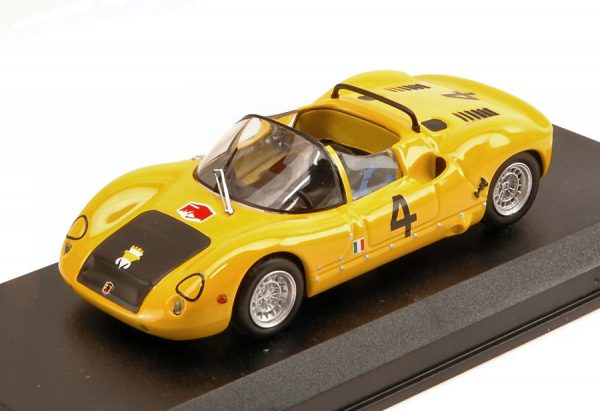 Modellino auto scala 1:43 Best Model  ABARTH 1000 SP N.4 BASSANO-MONTEGRAPPA  M.BALDO modellismo diecast collezione