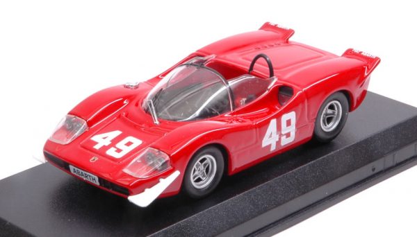 Modellino auto scala 1:43 Best Model  ABARTH 2000 SE N.49 2nd (WINNER CLASS) MONT VENTOUX  A.MERZARIO modellismo diecast collezione