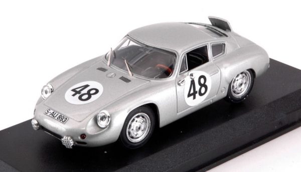 Modellino auto scala 1:43 Best Model  PORSCHE CARRERA ABARTH N.48 7th 12 H SEBRING  GURNEY-HOLBERT modellismo diecast collezione