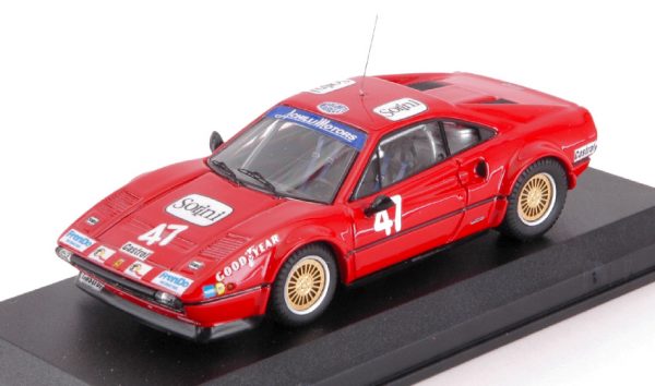 Modellino auto scala 1:43 Best Model  FERRARI 308 GTB Gr.4 N.47 WINNER VALLELUNGA  C.FACETTI modellismo statico diecast